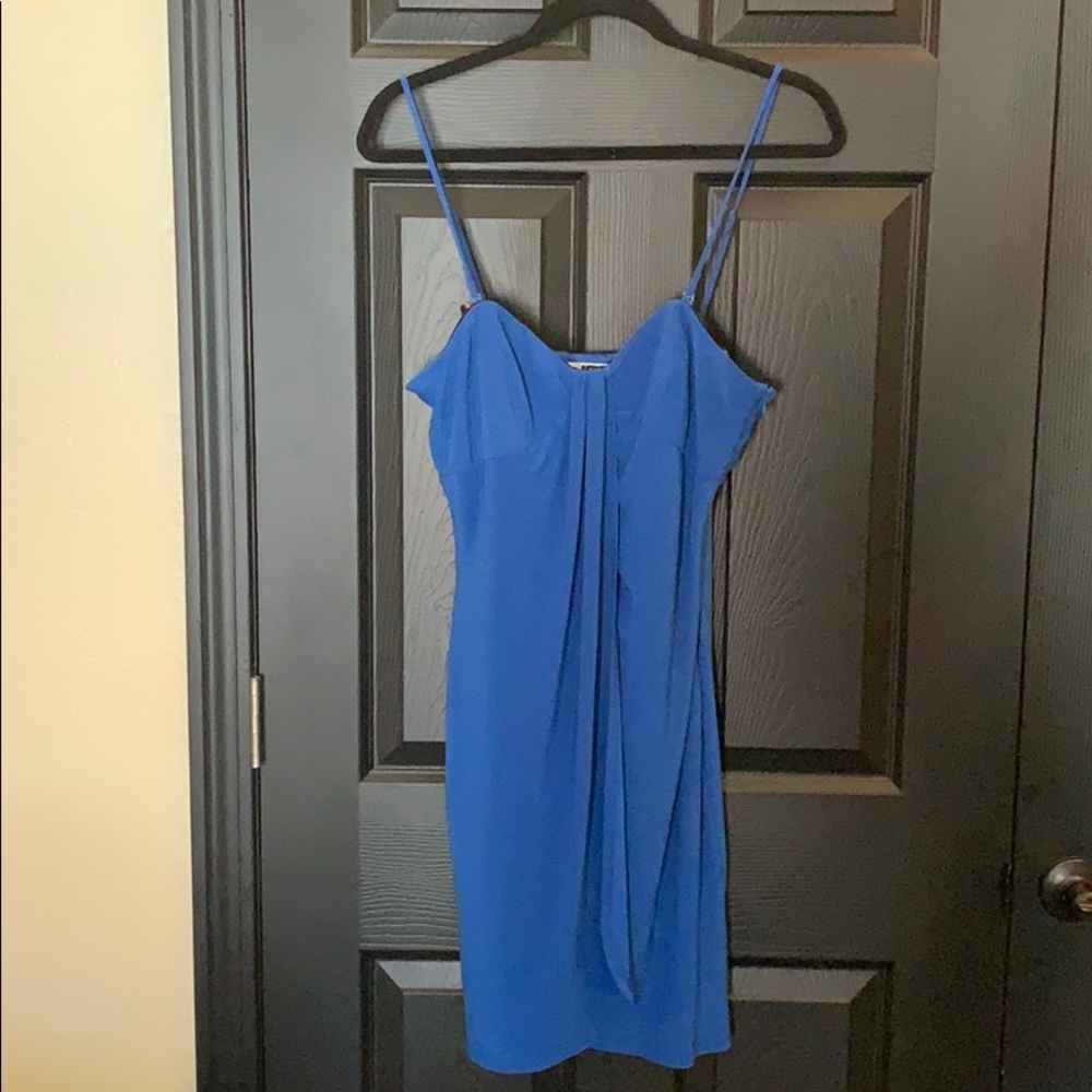 Royal blue cocktail dress